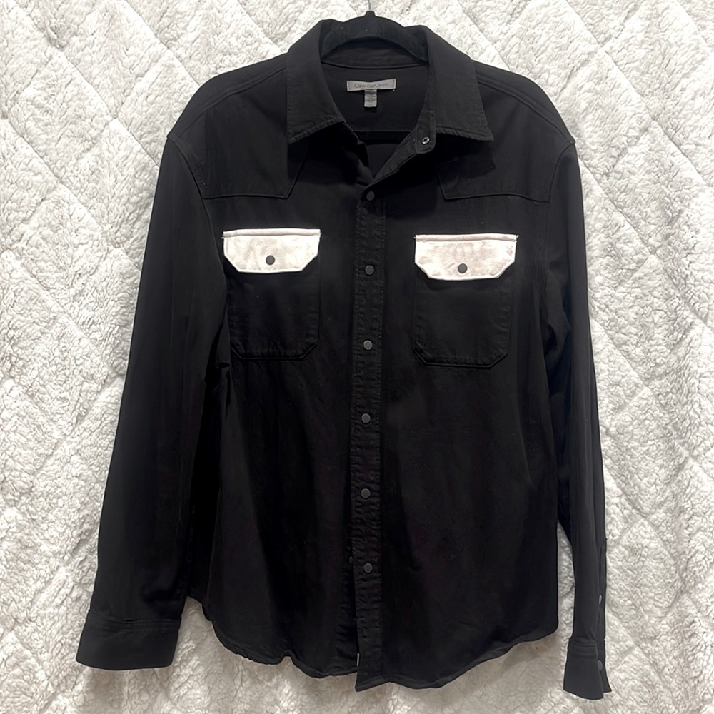 CK Jeans Soft Denim Button Down